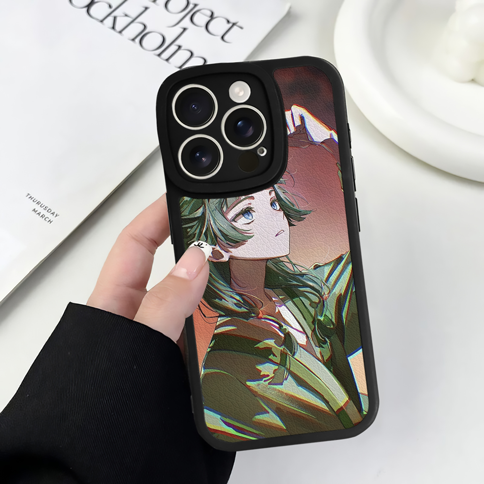 薬屋のひとりごと The Apothecary Diaries 【iPhone 16シリーズ対応】シリコンスマホケース（レザー調） 材質：シリコン